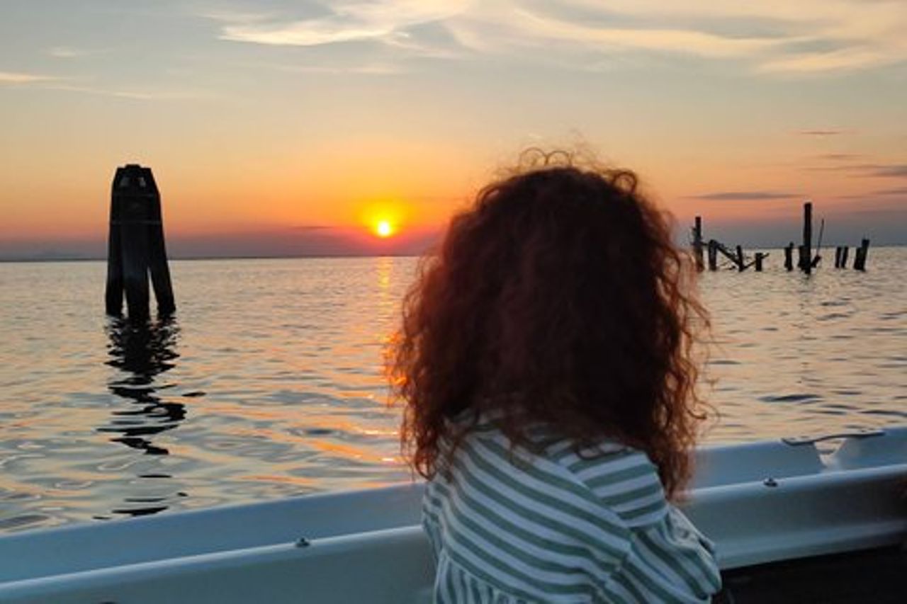 Chioggia: Tour in barca al tramonto nella Laguna Veneta
