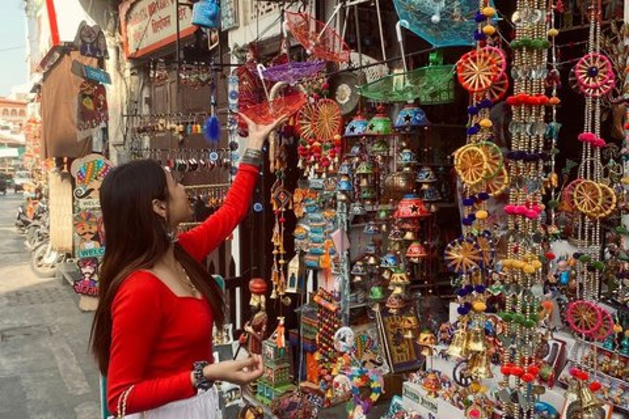 Tour dello shopping a Udaipur con ritiro e riconsegna