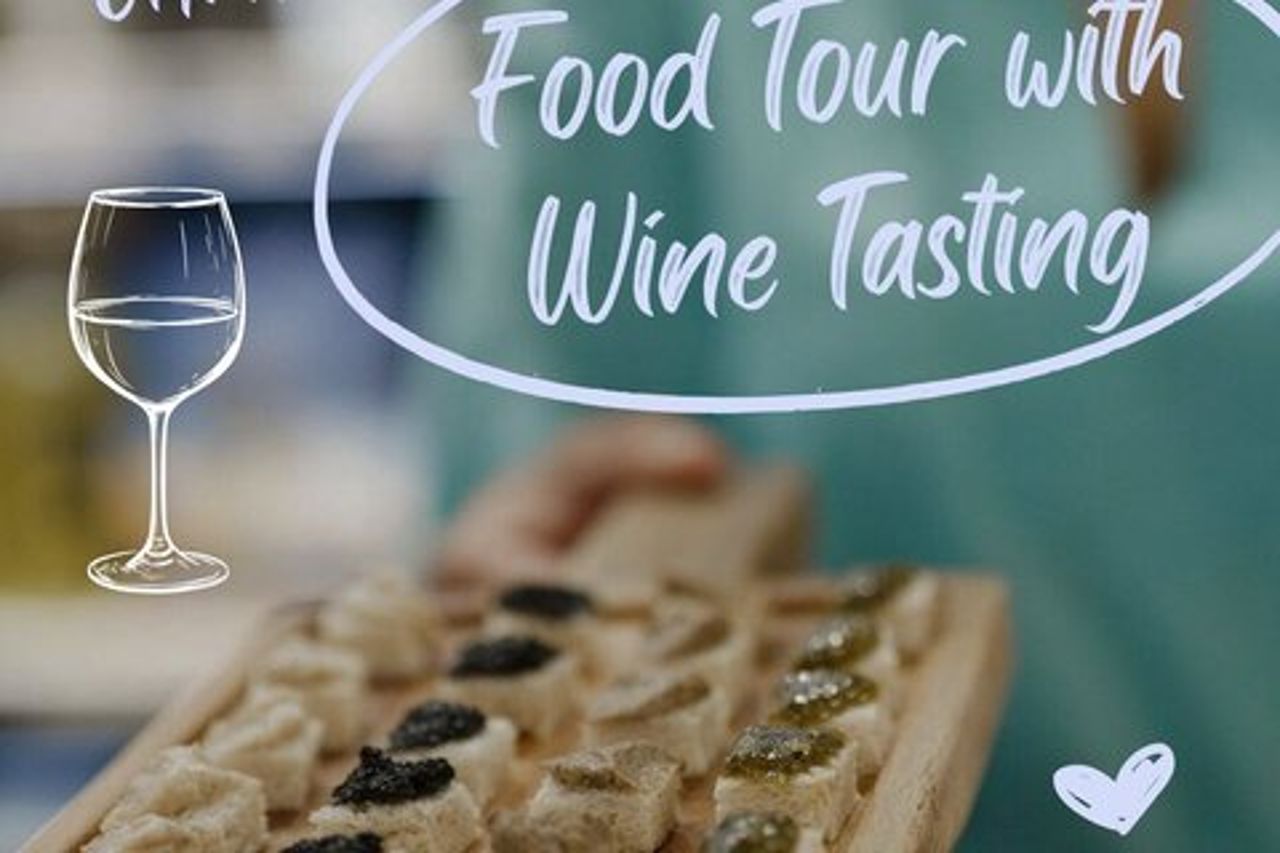 Tour gastronomico con degustazione di vini nel centro storico di Nizza