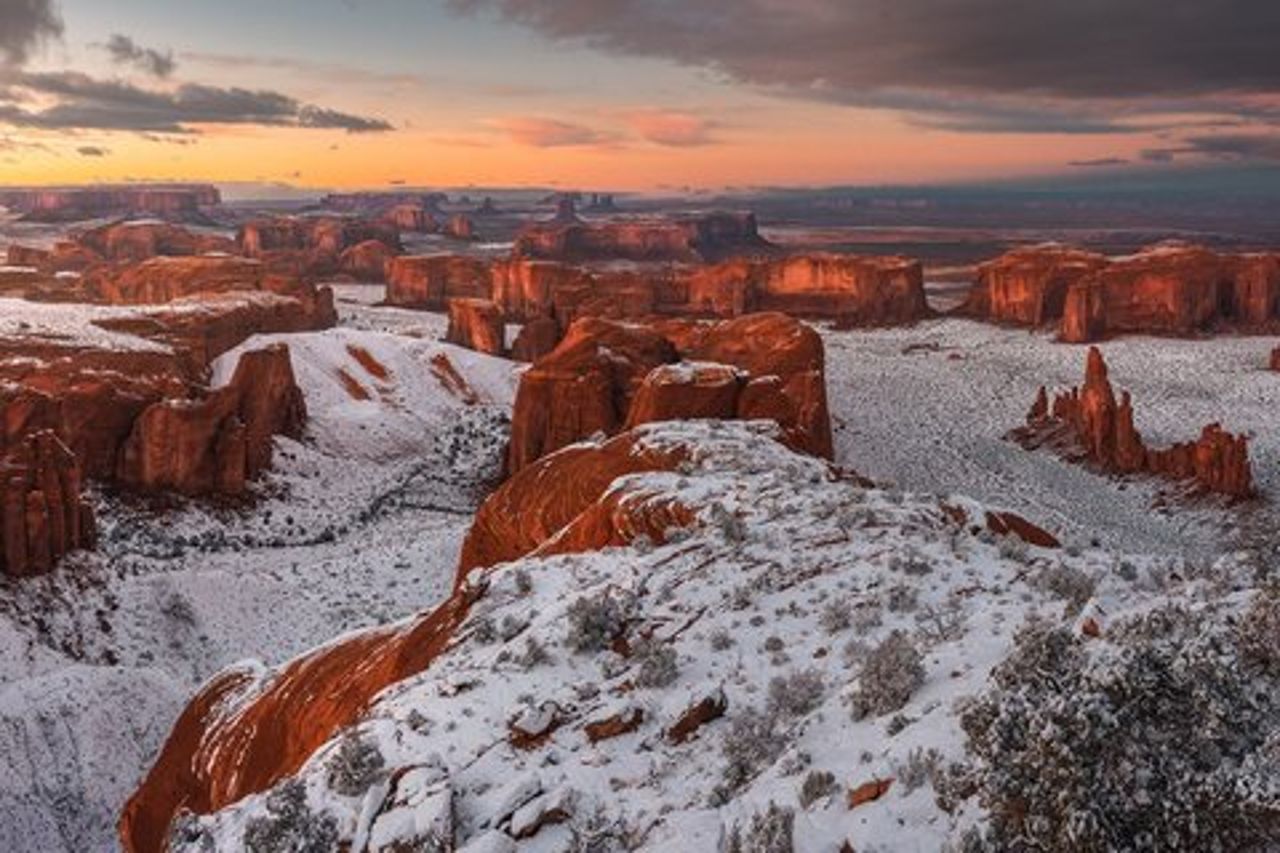 Hunts Mesa (Tramonto e alba) Campout & Tour