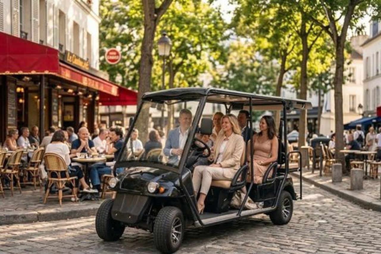 Tour privato del golf cart di Parigi St Germain e Quartiere Latino