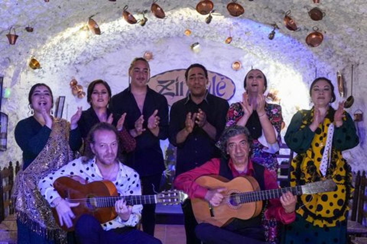 Spettacolo di flamenco nella Cueva Zincalé