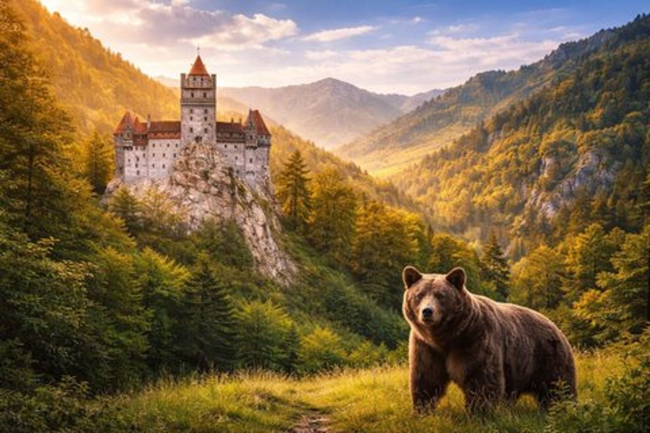 Bucarest : Santuario degli Orsi Marroni & gita di un giorno al Castello di Bran-Dracula