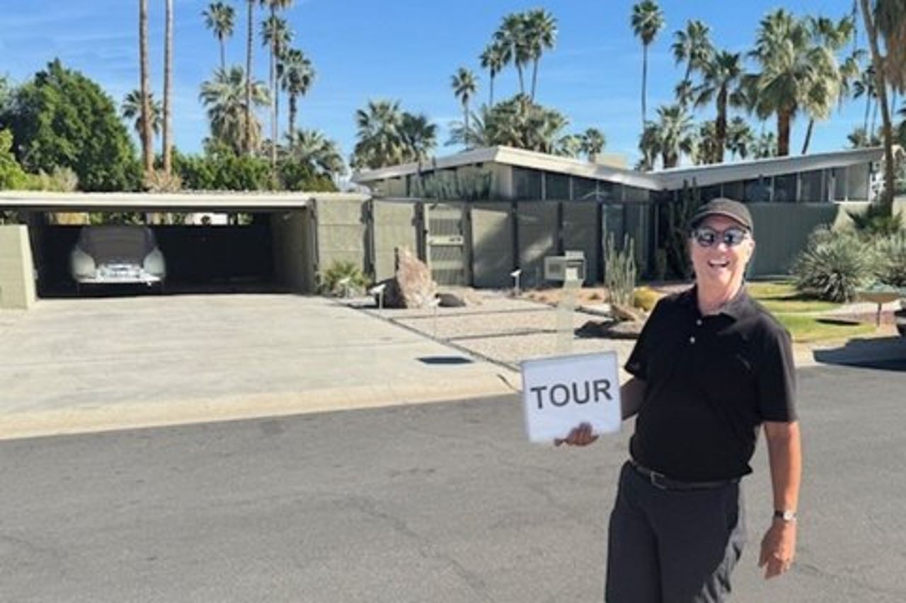 Tour privato a piedi di Palm Springs "Twin Palms".