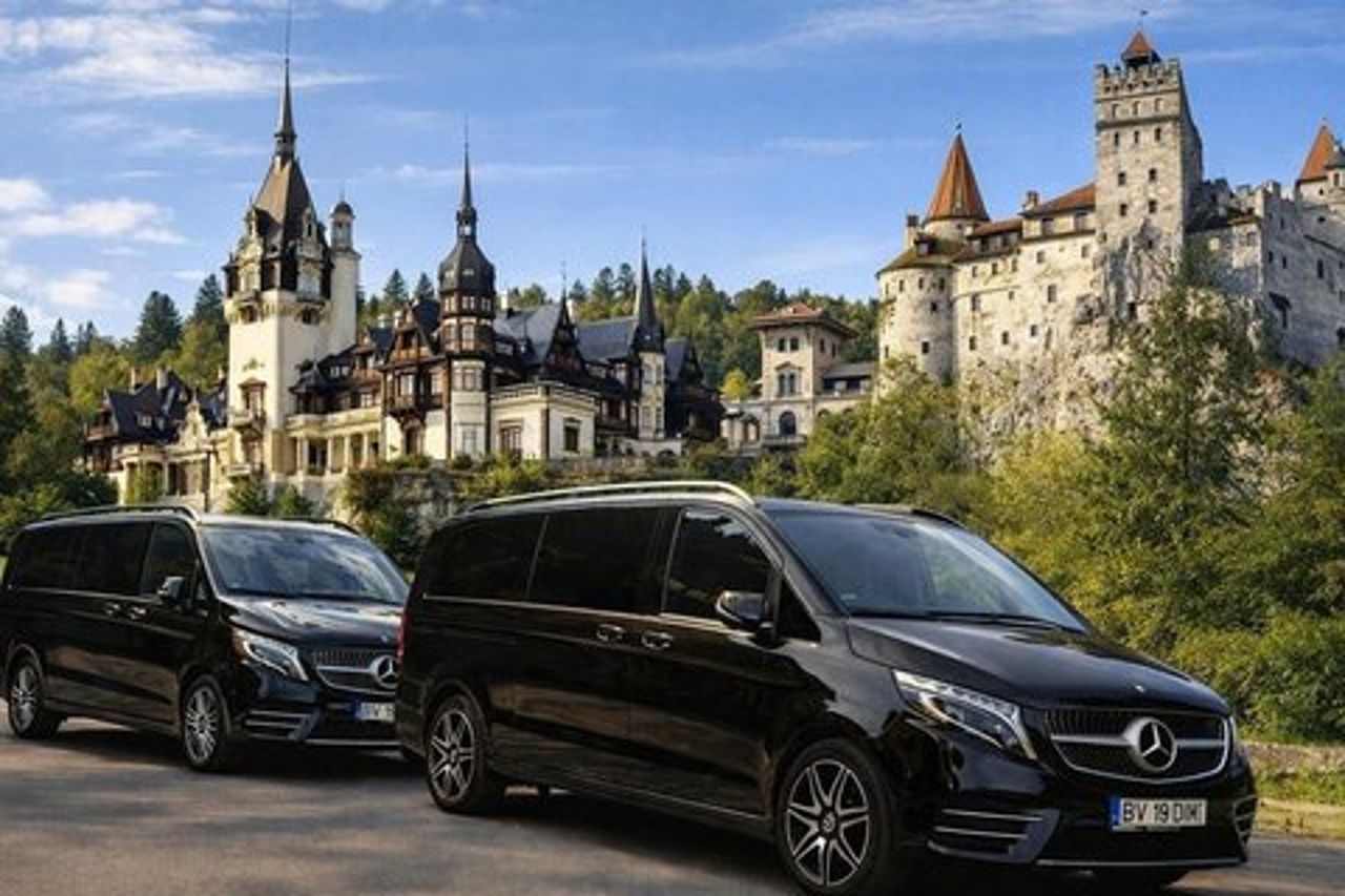 3 Castelli Brasov |Mercedes & Hotel Pickup| Peles Bran Cantacuzino