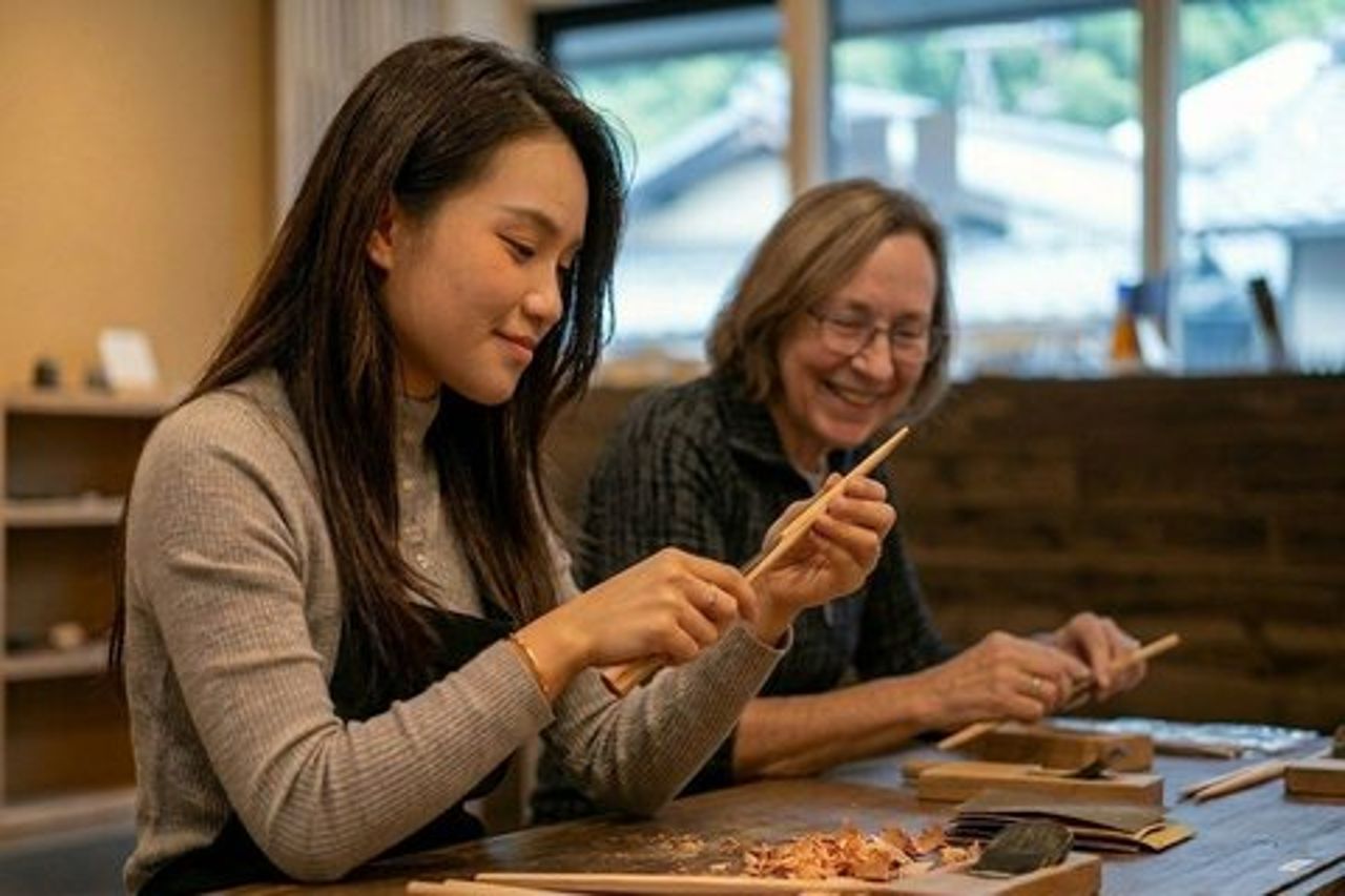 Tokyo Asakusa Chopsticks Workshop : Crea il tuo paio