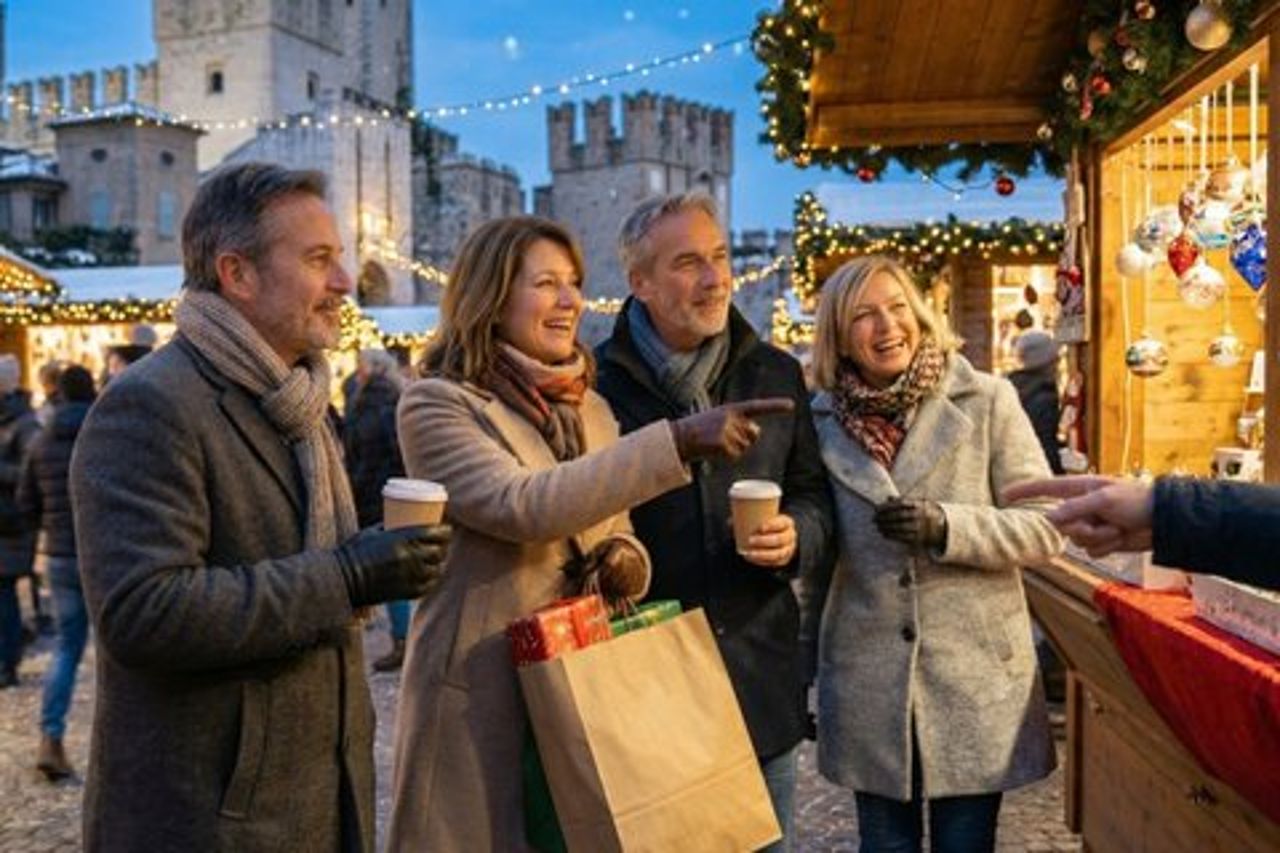 Tour privato a piedi di Natale a Sirmione Heritage
