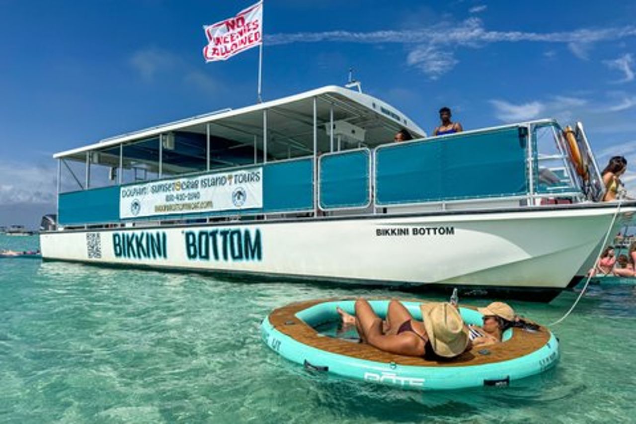 Escursione a nuoto di 4 ore Crab Island a Destin!! Adatto alle famiglie