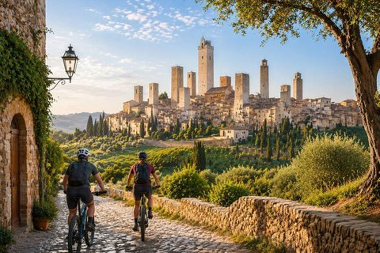 San Gimignano : tour virtuale in eBike