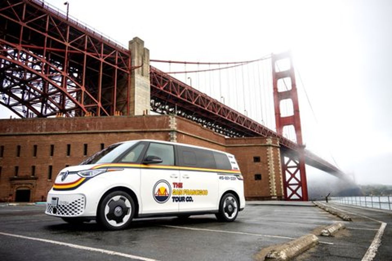 Tour della città di San Francisco in EV Volkswagen Van