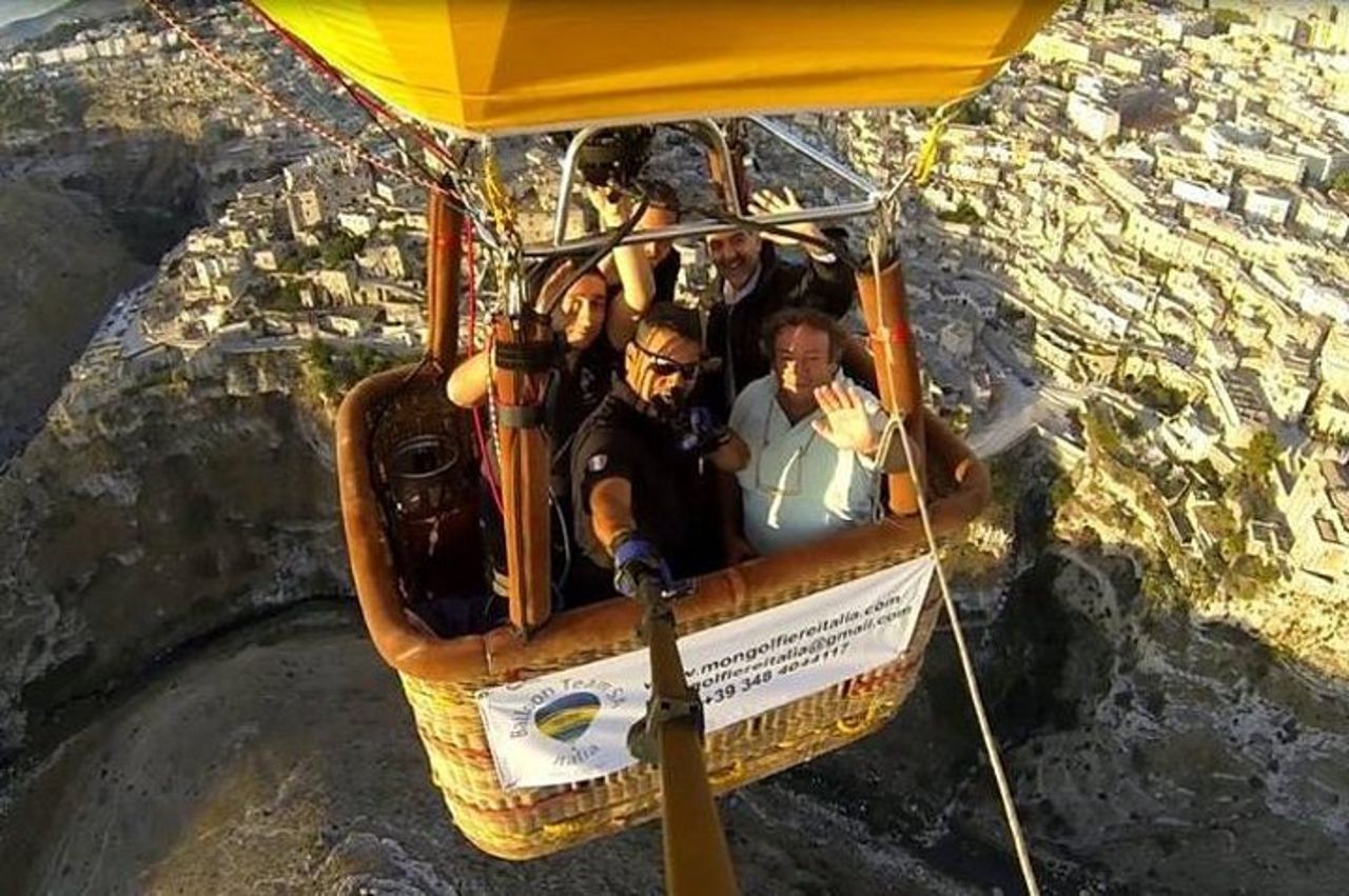 Giro in mongolfiera a San Gimignano, Toscana — 6