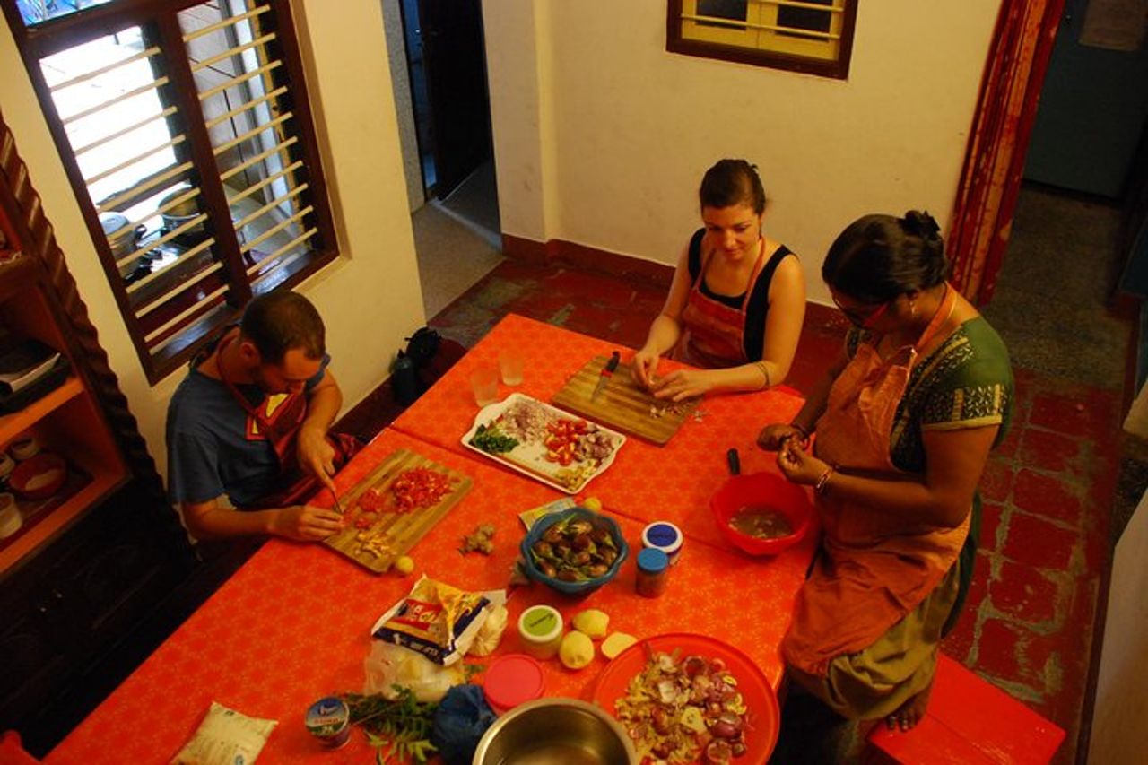 Corso di cucina indiana a Pondicherry — 2
