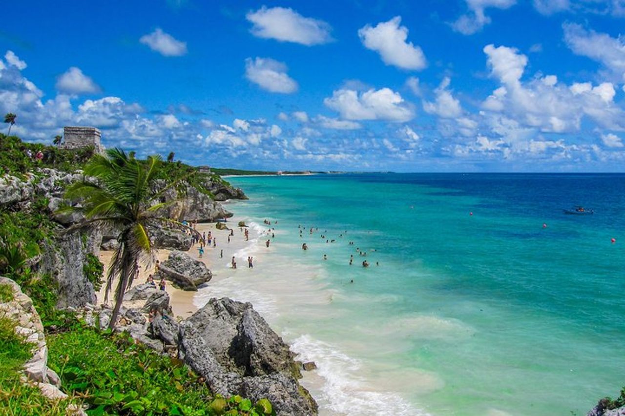4x1: tour di Coba, Cenote, Tulum e Playa del Carmen da Cancun