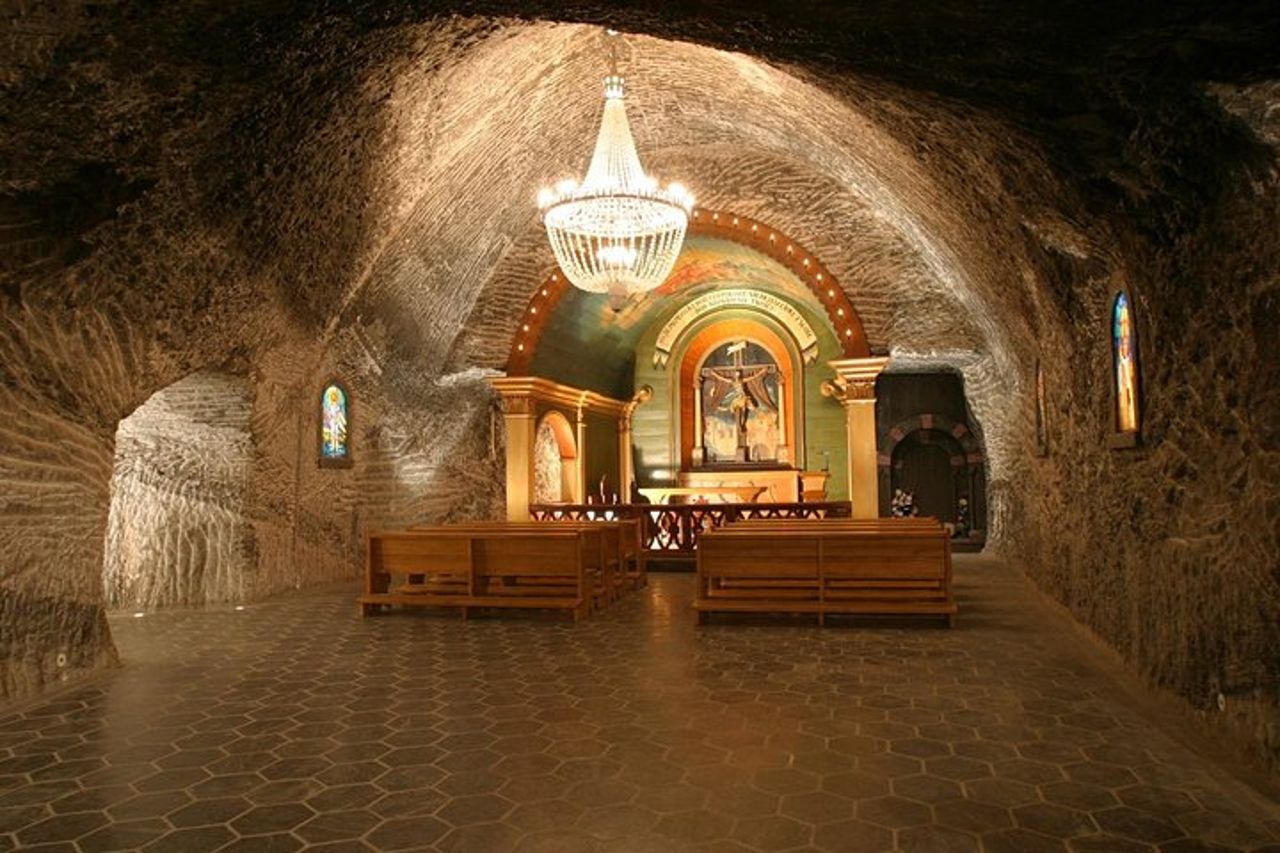 Miniera di sale a Wieliczka con trasporto privato, tour da Cracovia — 2