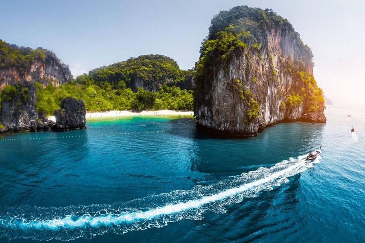 Phuket a James Bond Island : tour in barca a lunga coda con canoa da mare — 4