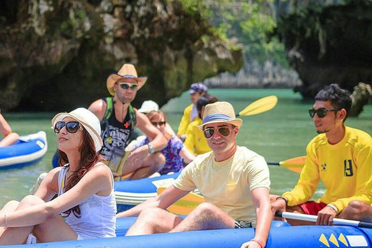 Phuket a James Bond Island : tour in barca a lunga coda con canoa da mare — 2