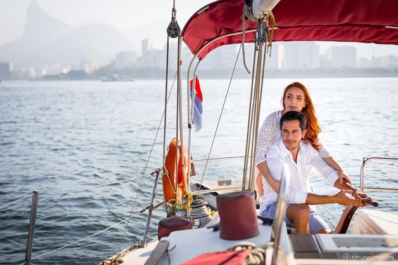 Tour in barca a vela al tramonto di Rio de Janeiro con bevande — 3