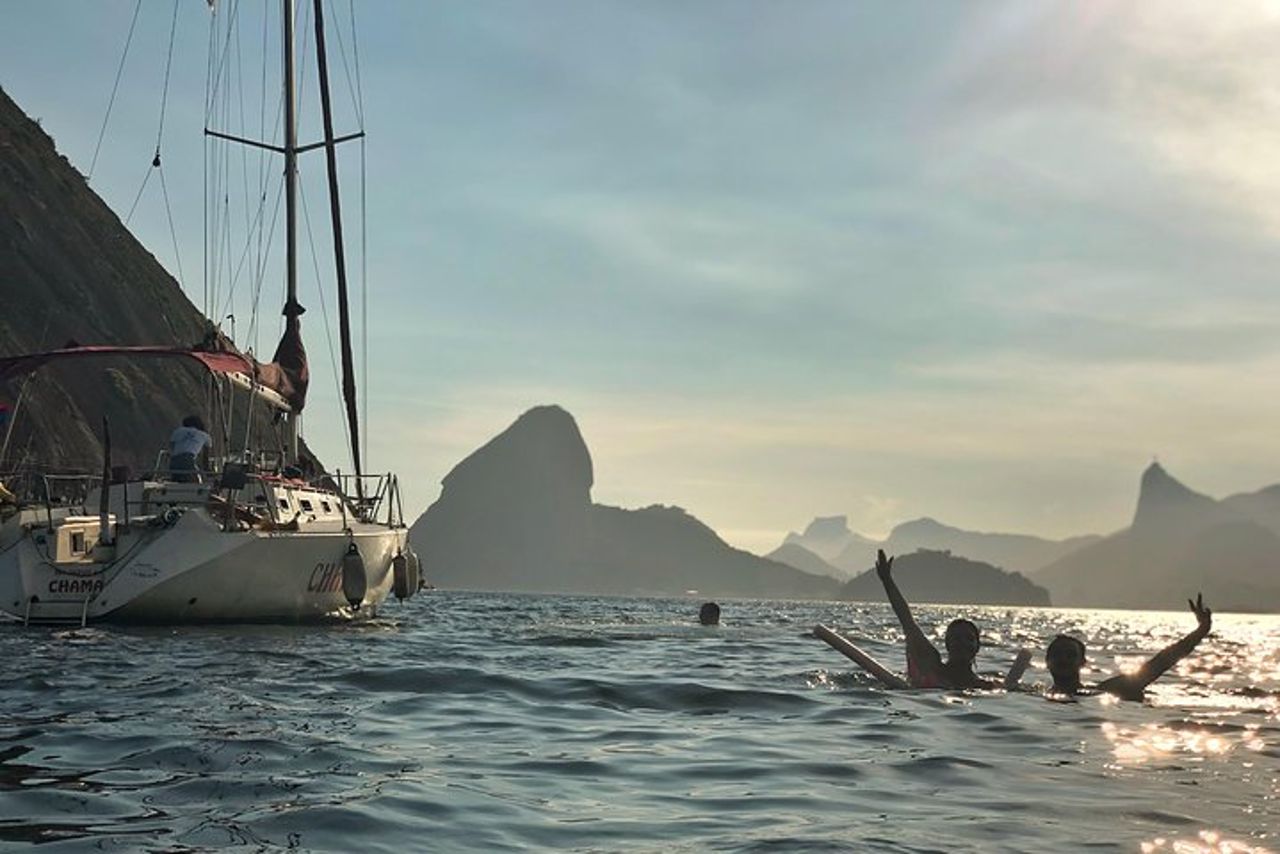 Tour in barca a vela al tramonto di Rio de Janeiro con bevande — 6