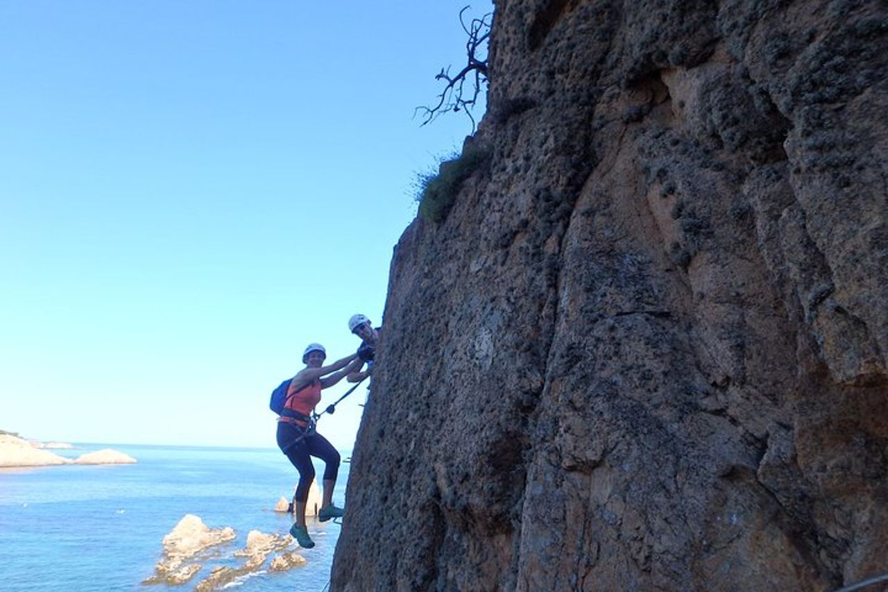 Via ferrata de Sant feliu de guíxols - Via ferrata cala del molí — 2