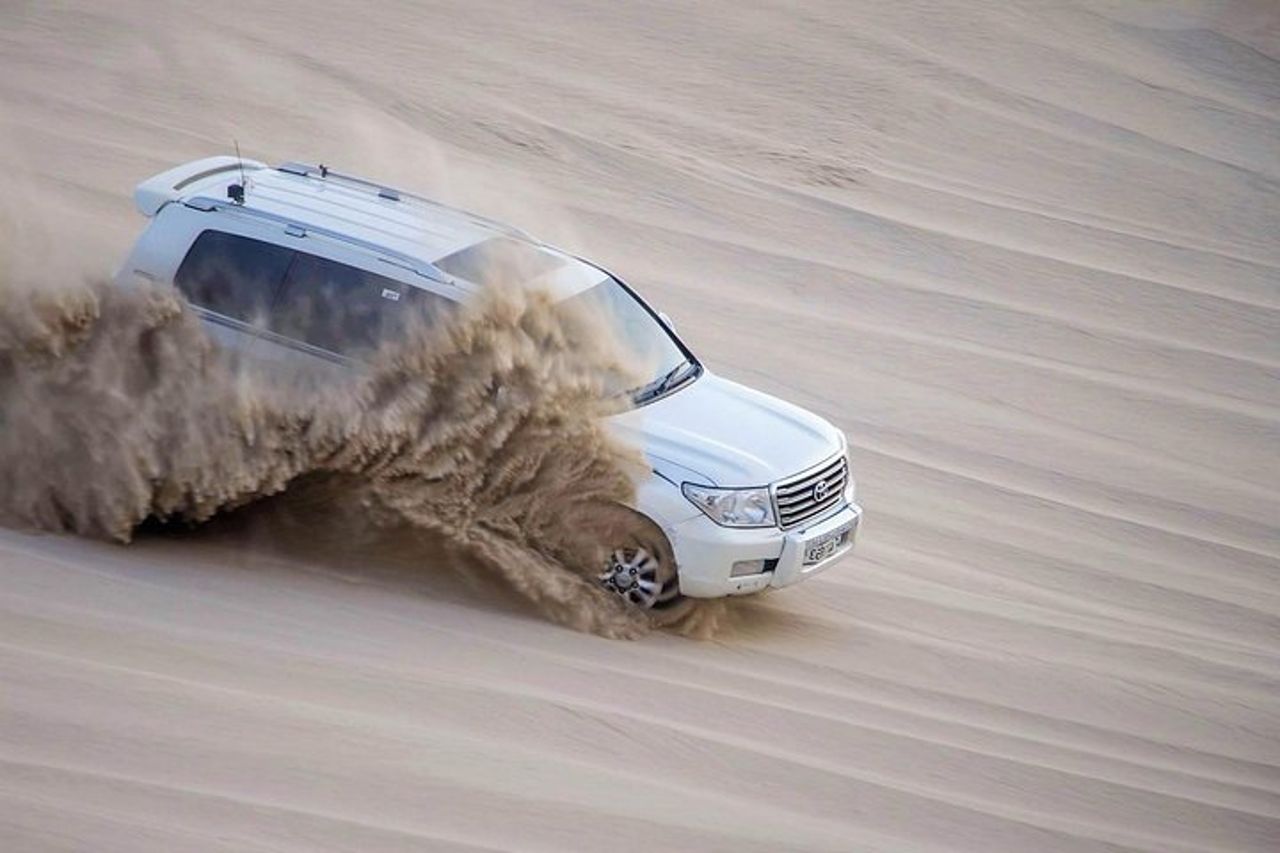 Qatar Gold Dune Safari, Dune Bashing, Camel Ride, Sand Boarding, Inland Sea Desert — 9