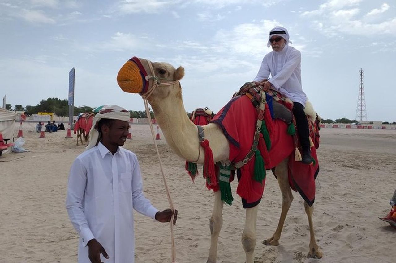 Qatar Gold Dune Safari, Dune Bashing, Camel Ride, Sand Boarding, Inland Sea Desert — 3