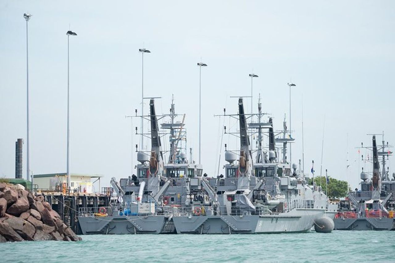 Bombardamento del Darwin World War II Tour con Harbour Cruise