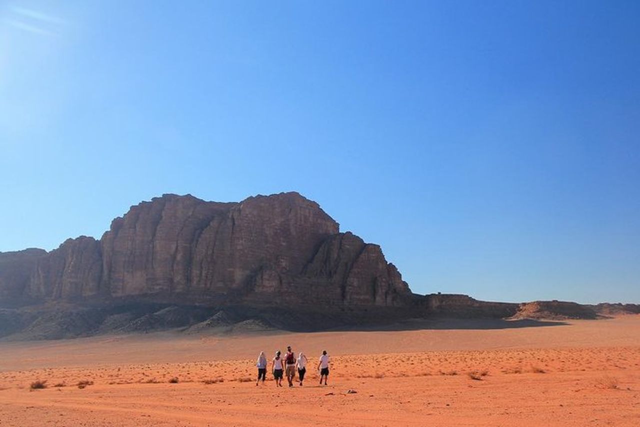 Tour del Wadi Rum Day da Petra che termina ad Aqaba