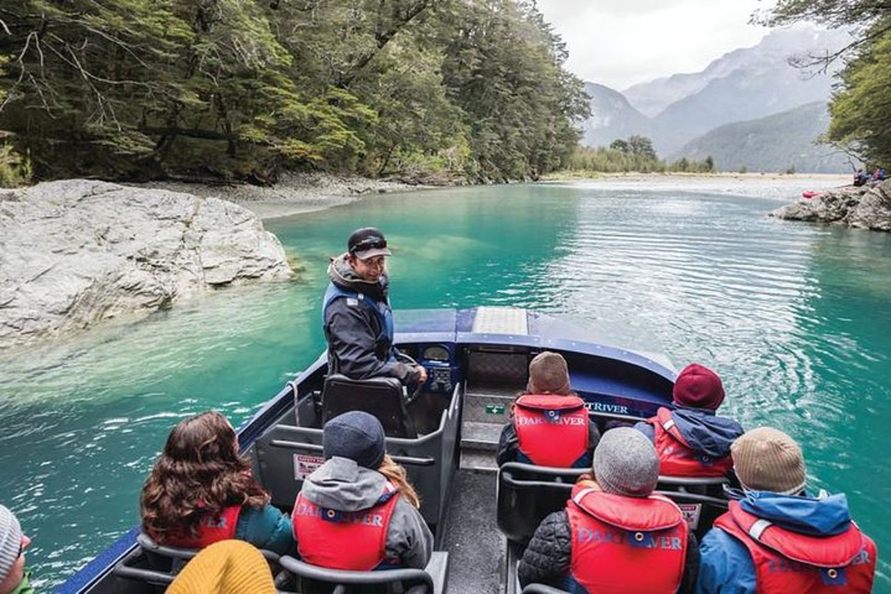 Dart River Jet Boat e esperienza nella natura selvaggia — 2