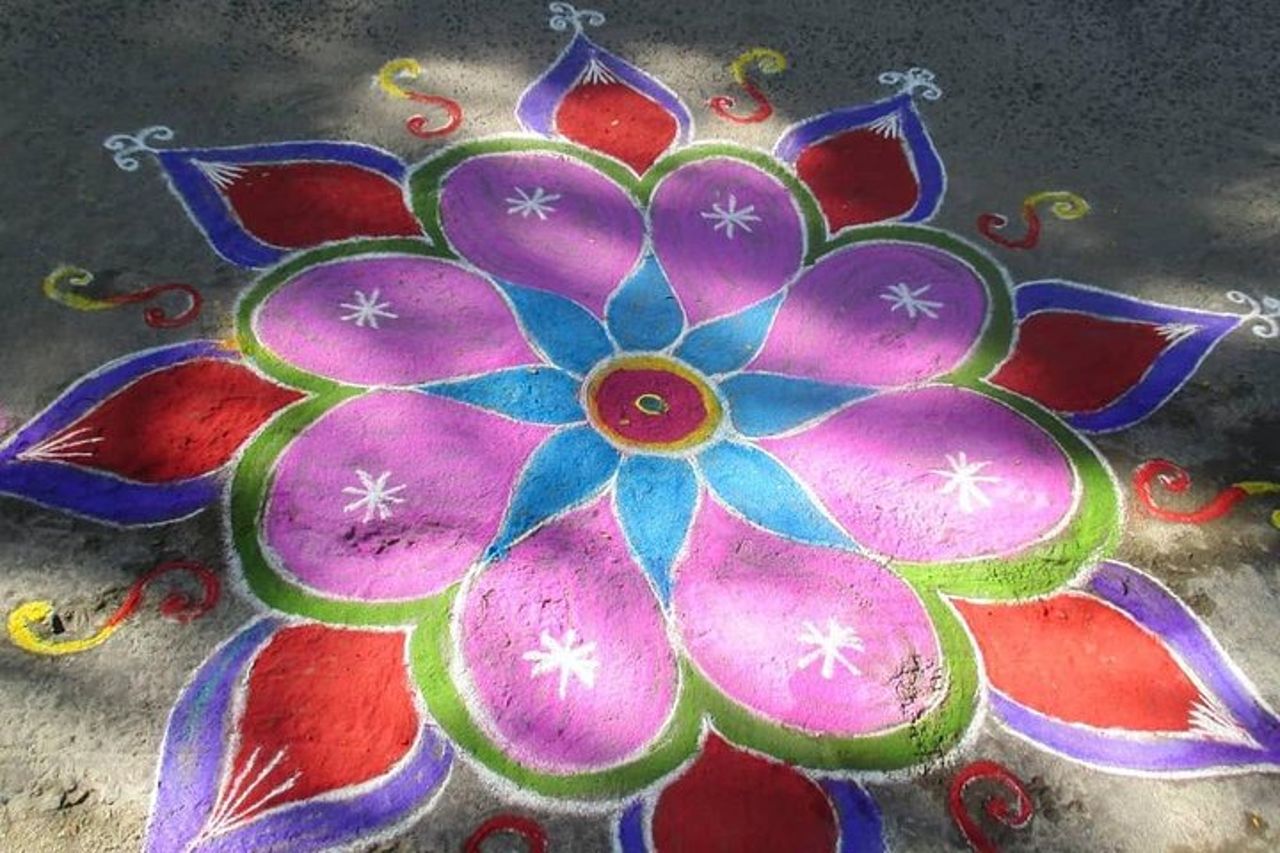 Classica Kolam Class in Pondicherry — 6