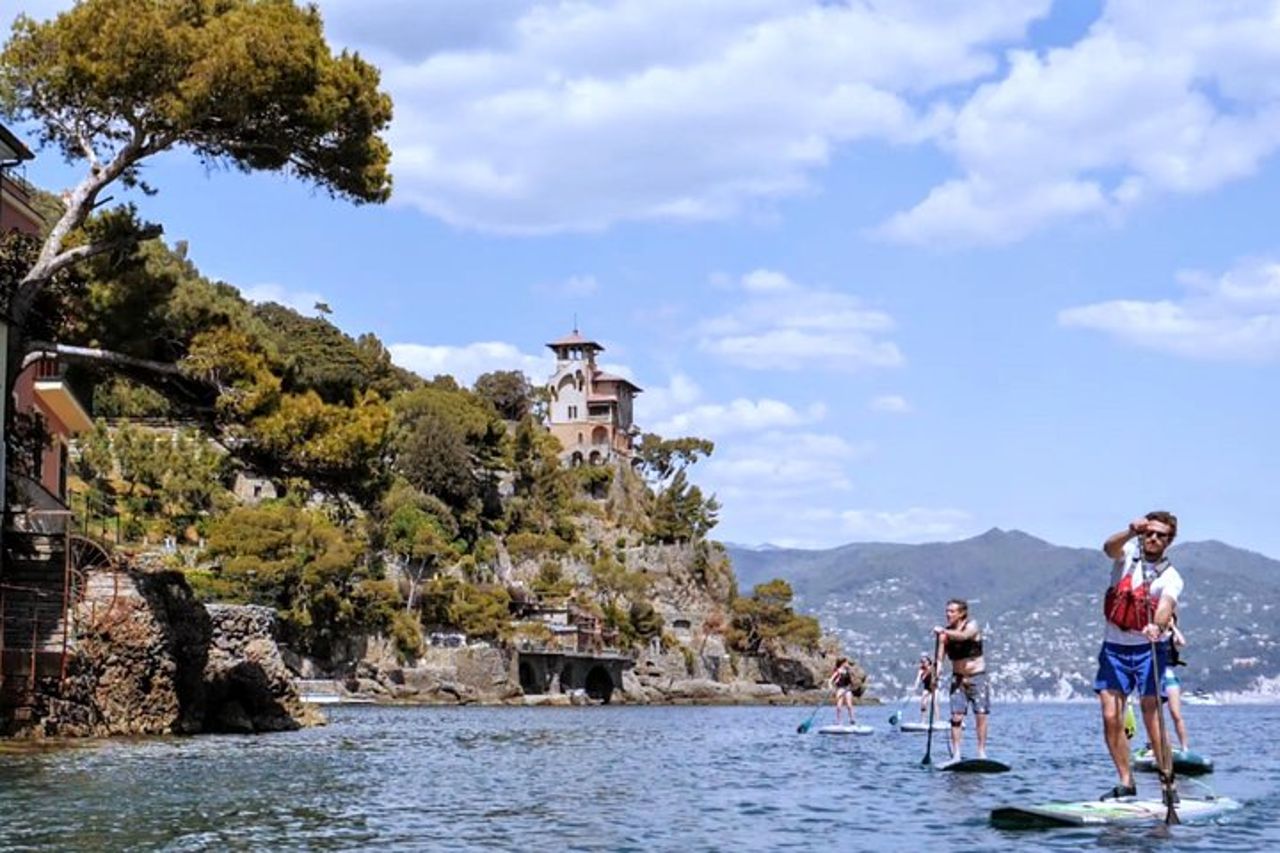 Esperienza di paddle boarding a Portofino — 5