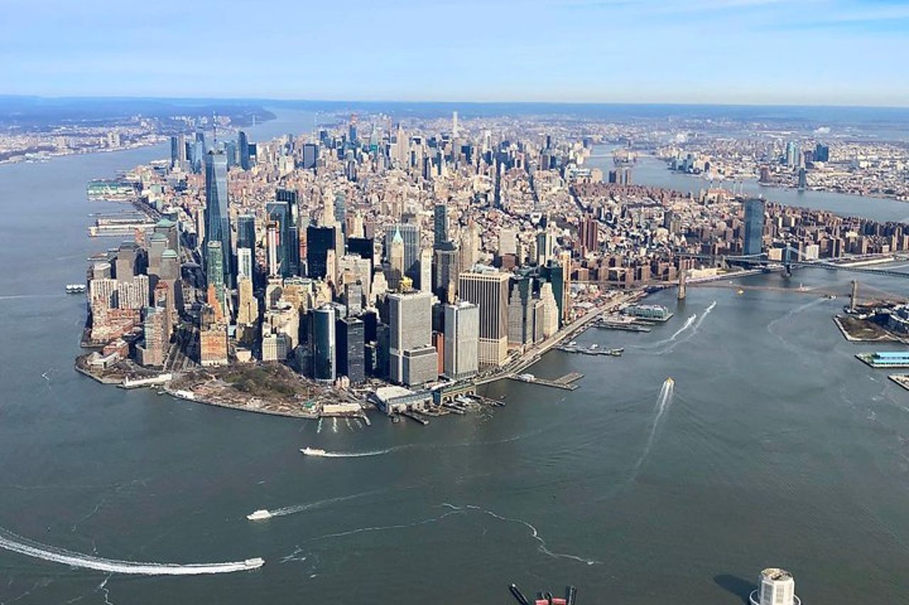 Tour in elicottero sullo skyline di New York City dal New Jersey