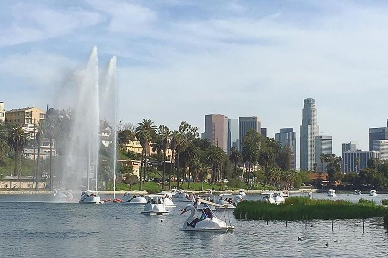Swan Boat Rental in Echo Park — 2