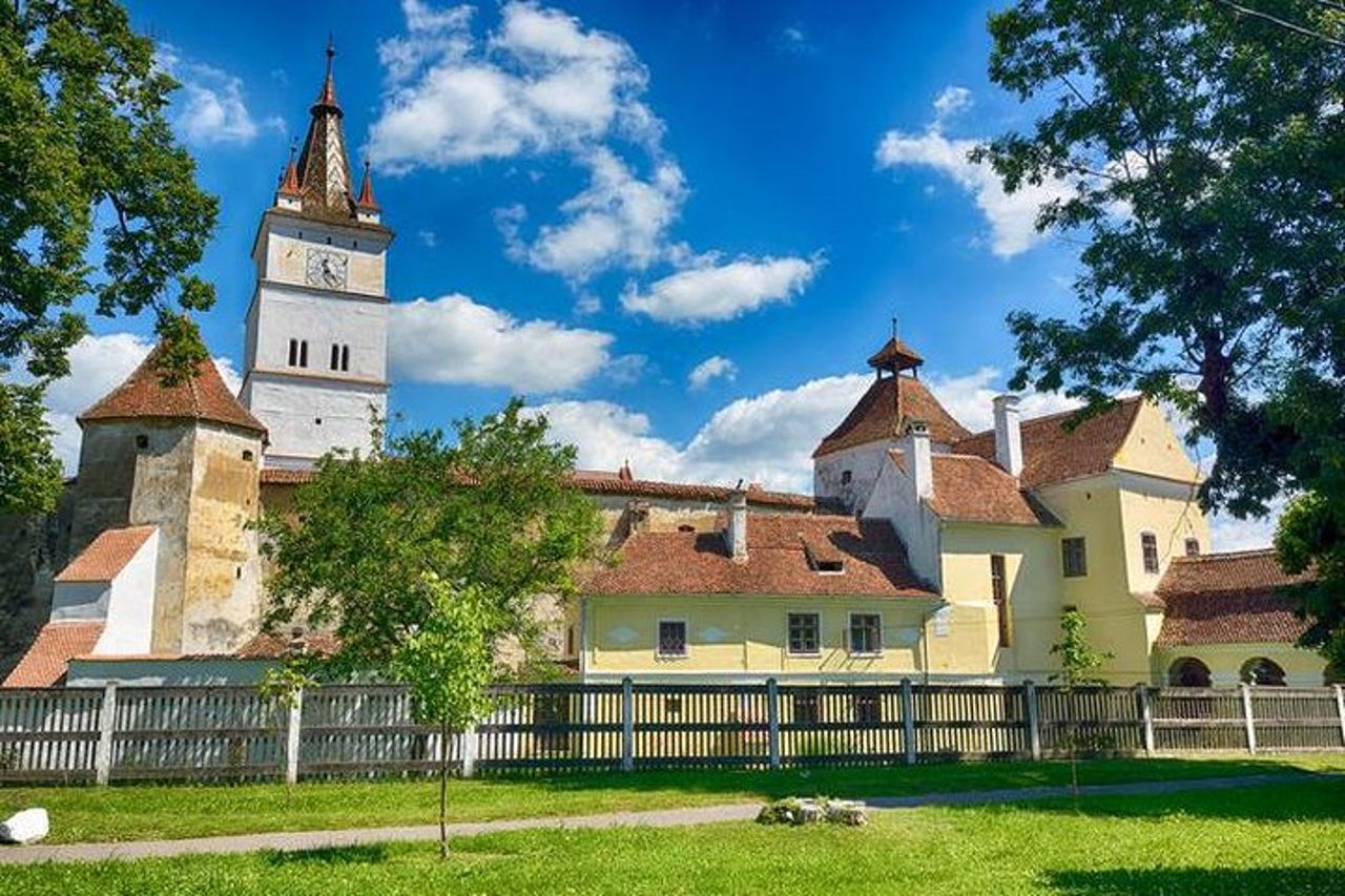 Castello di Peles, Castello di Bran (Dracula) e Cittadella di Rasnov da Brasov — 7