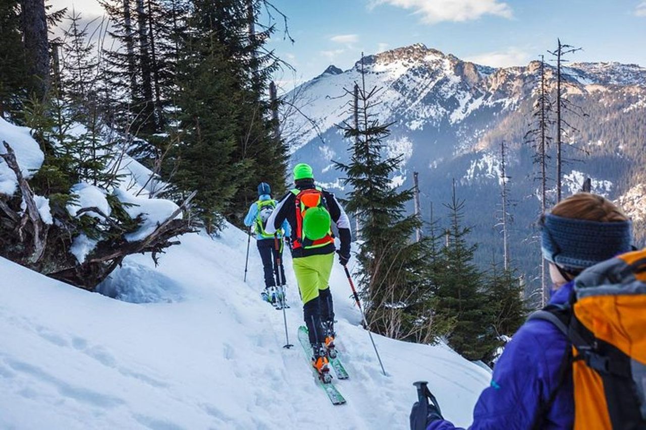 4 ore di viaggio skitour sui monti Tatra per principianti con attrezzatura per il noleggio — 4