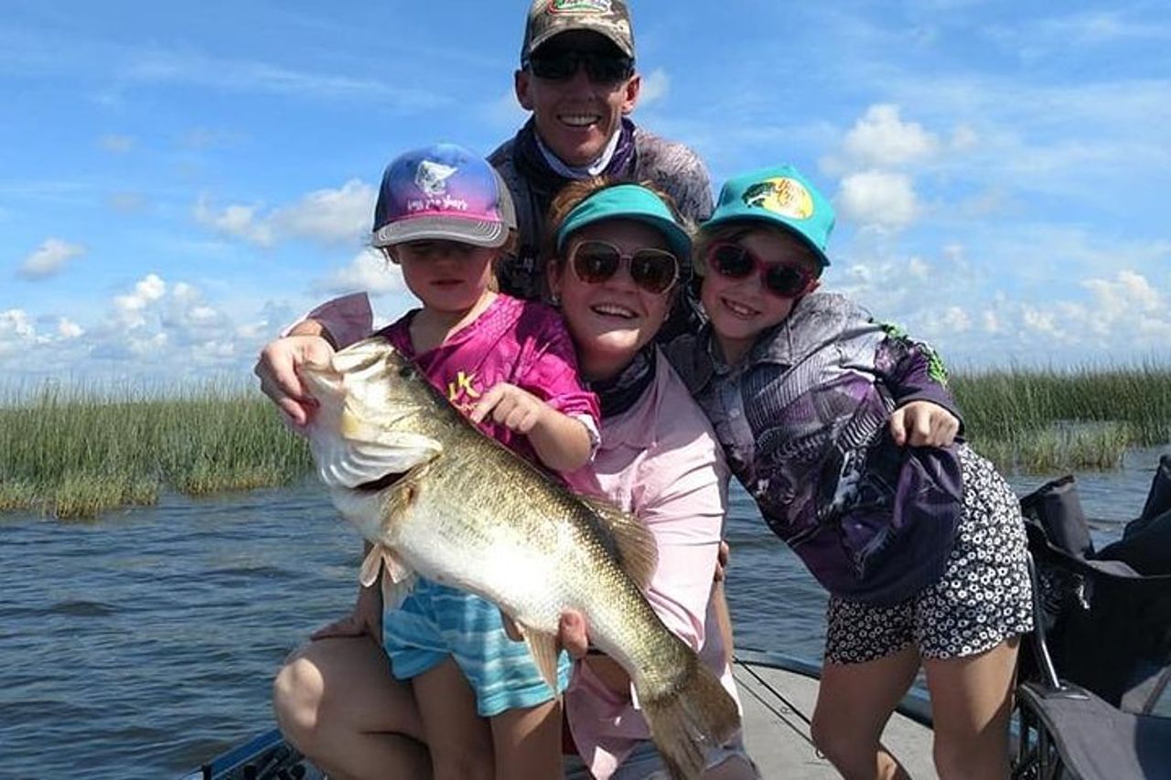 Gita di pesca sul lago Okeechobee vicino a Fort Myers