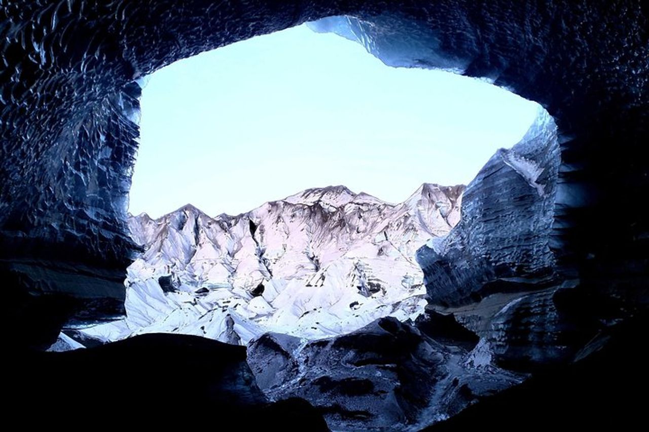 Grotta di ghiaccio di Katla Vulcano Super Jeep Tour da Vik — 4