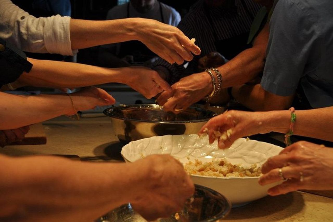 Lezione di cucina con una "Mamma" locale a Soriano, cittadina vicino a Viterbo — 3