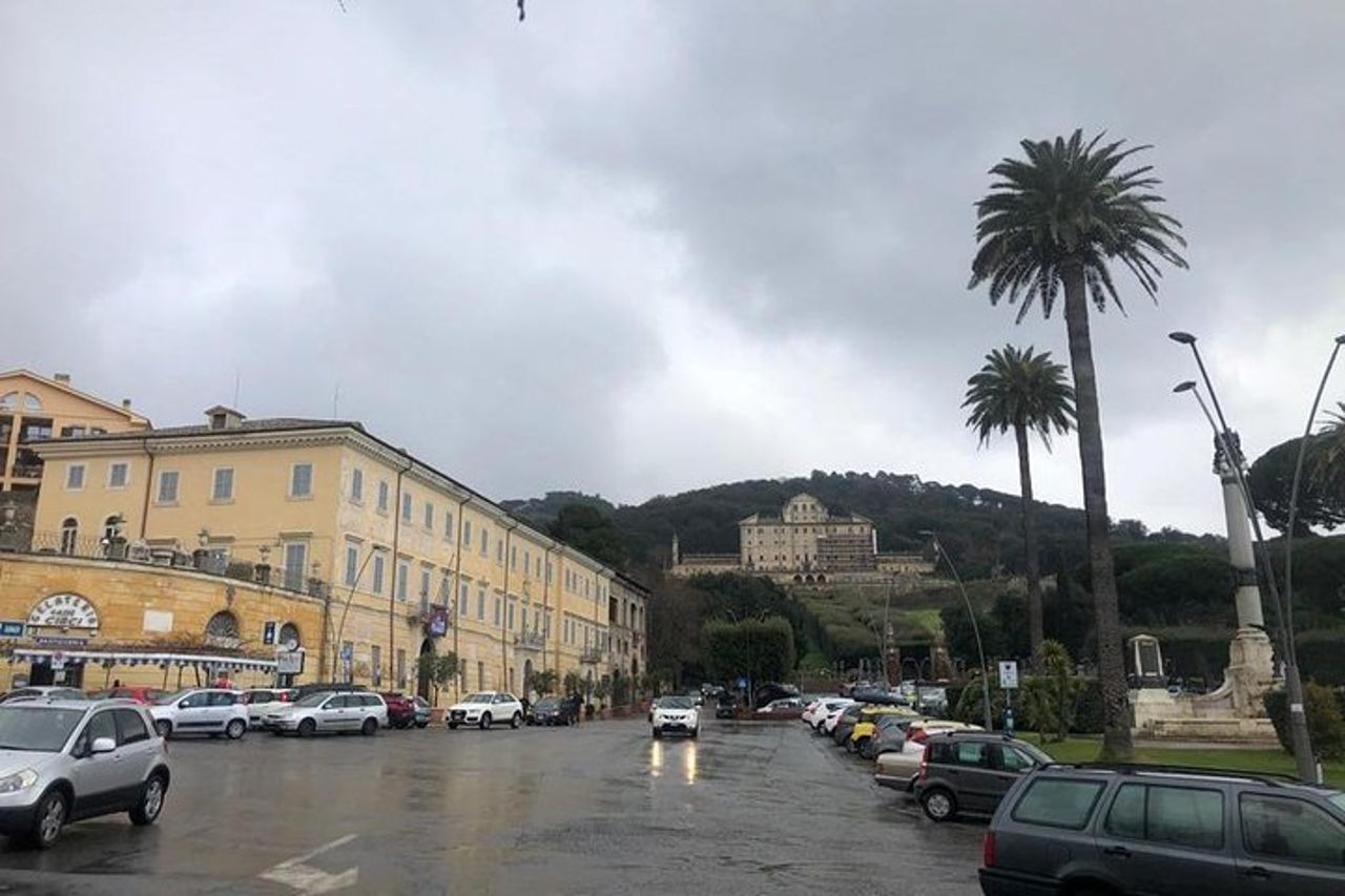 Campagna romana e laghi Shorex dal porto di Civitavecchia — 2