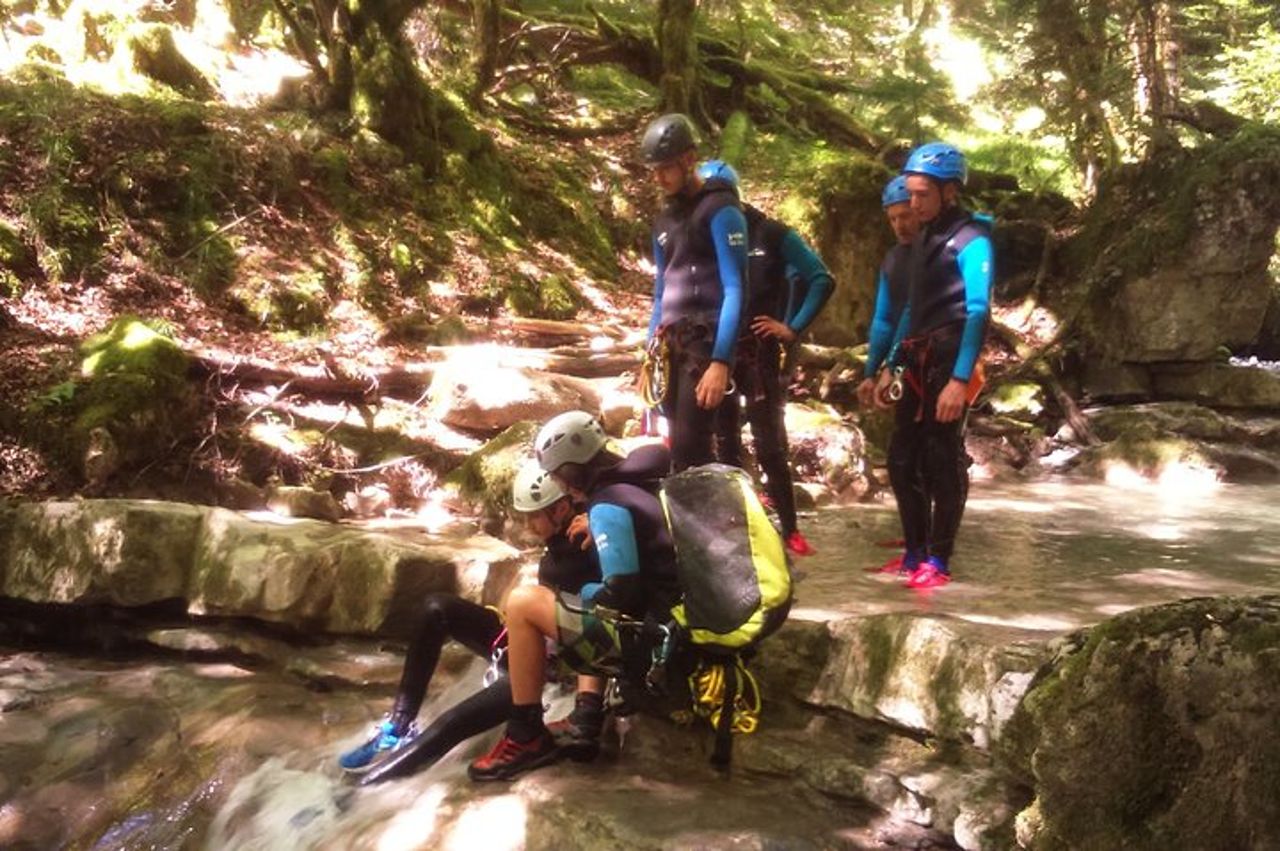 Canyoning ad Annecy - La Boîte aux Lettres in Angon — 6
