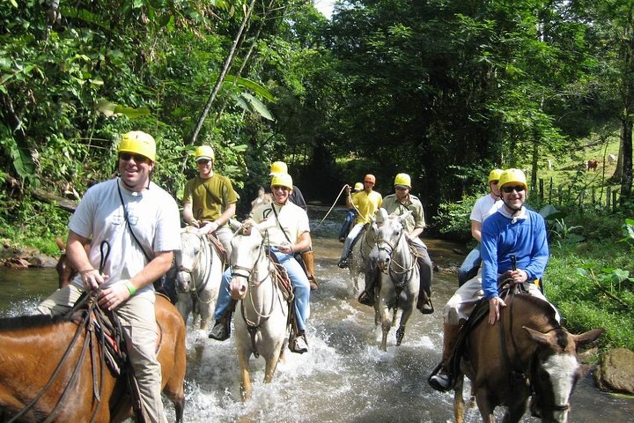 Tour privato con baldacchino zipline e passeggiate a cavallo da San Jose — 7