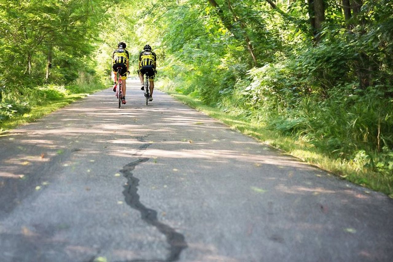 Camminare e andare in bicicletta