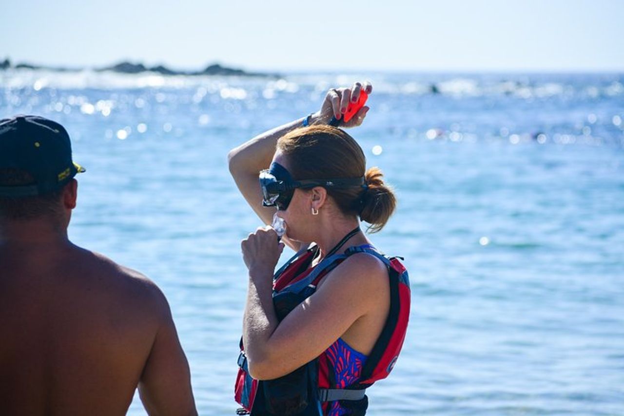 Kayak privato con fondo in vetro e snorkeling alle due baie — 3