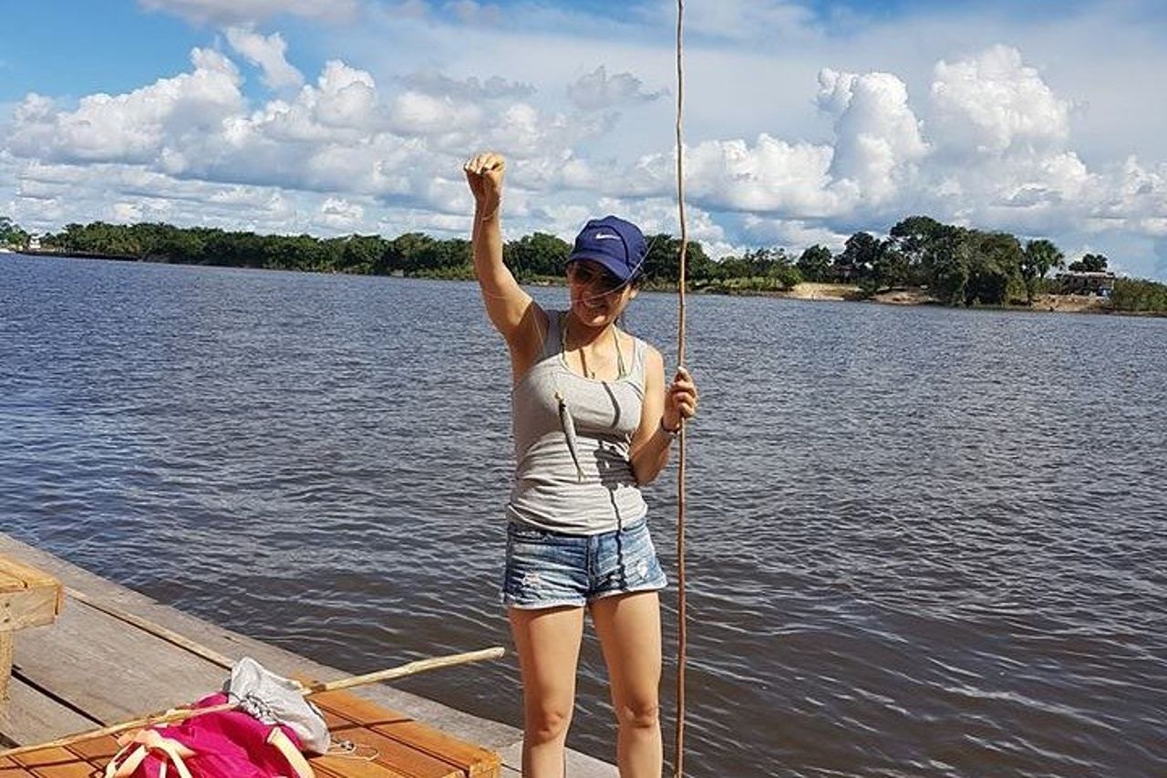 Pesca Piranha nella giungla amazzonica — 2