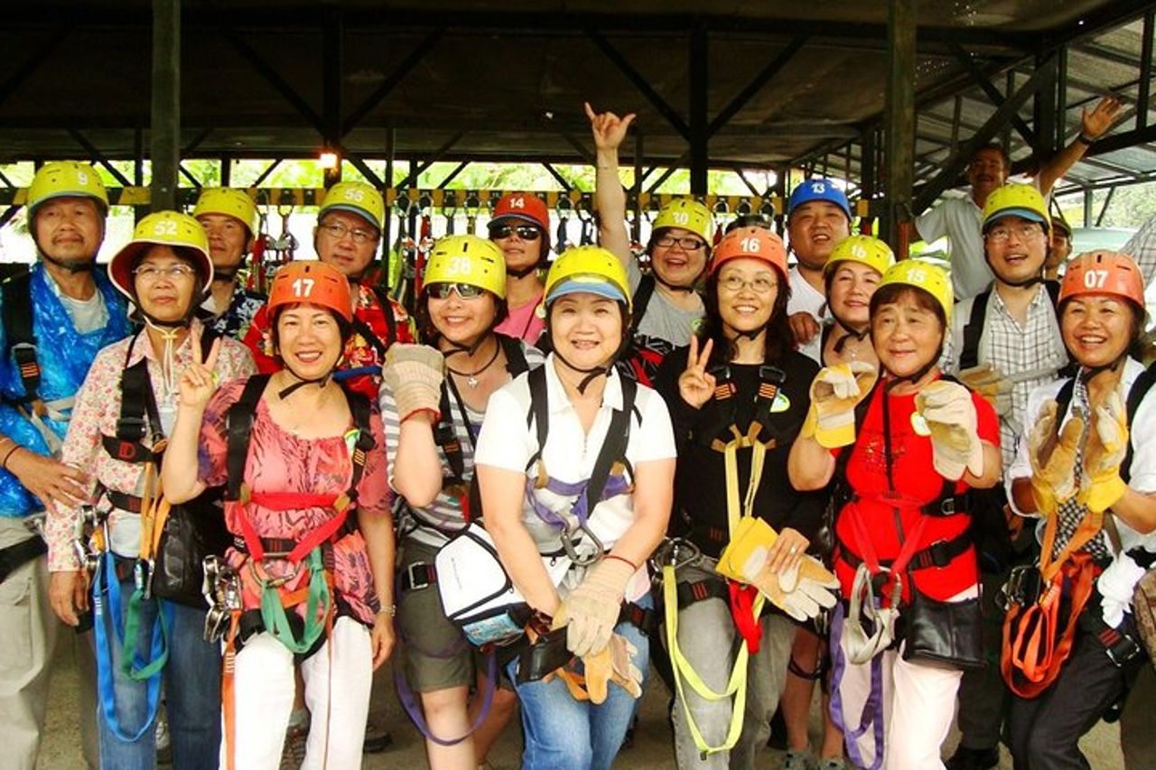 Tour privato con baldacchino zipline e passeggiate a cavallo da San Jose