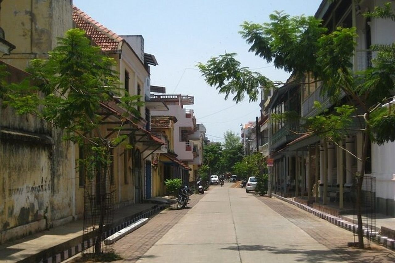 Passeggiata attraverso i quartieri francesi di Pondicherry — 4