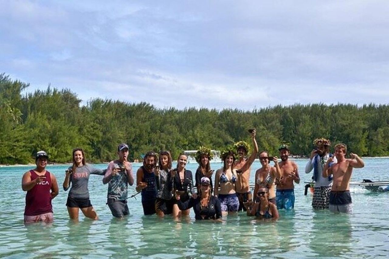 Escursione ecoguidata alla laguna di Moorea in kayak trasparente Pomeriggio 2h — 3