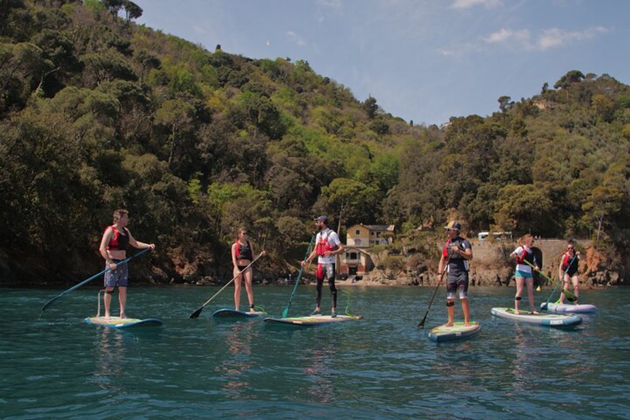 Esperienza di paddle boarding a Portofino — 7