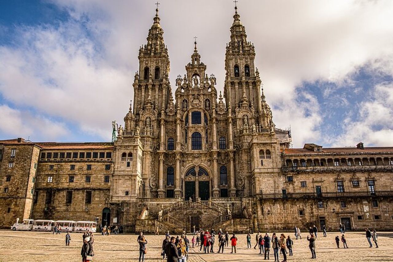 Tour privato a piedi di Santiago de Compostela con biglietto per la cattedrale