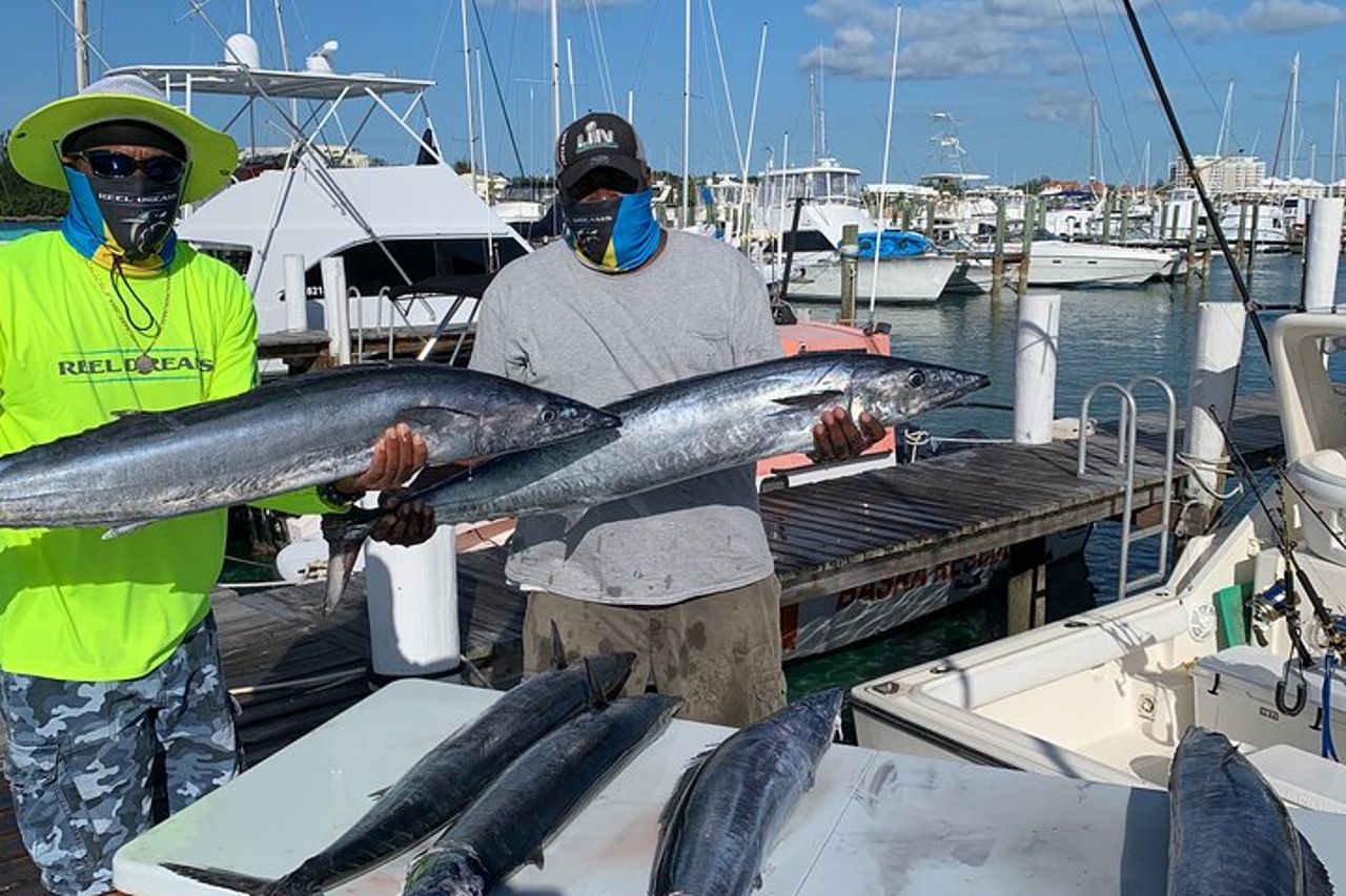 4 ore 38ft Reel Dreams Charter privato a Nassau — 2
