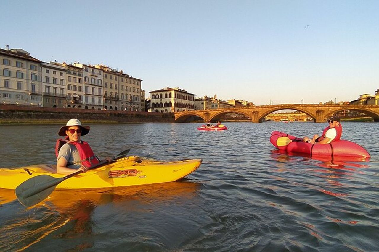 Kayak Soft a Firenze sotto alle Arcate di Pontevecchio — 8